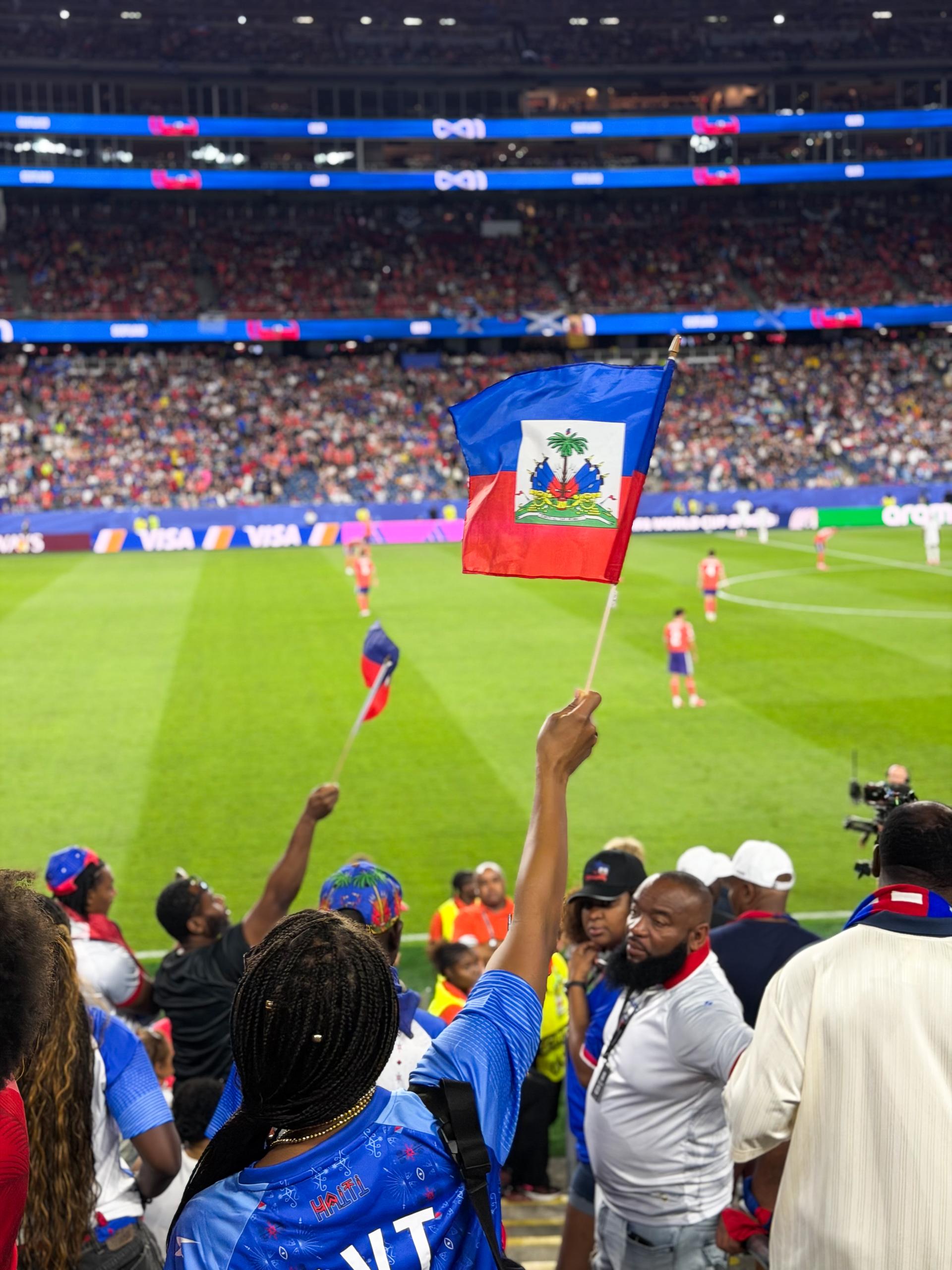 Pendant le match Haiti-Ecosse (2)